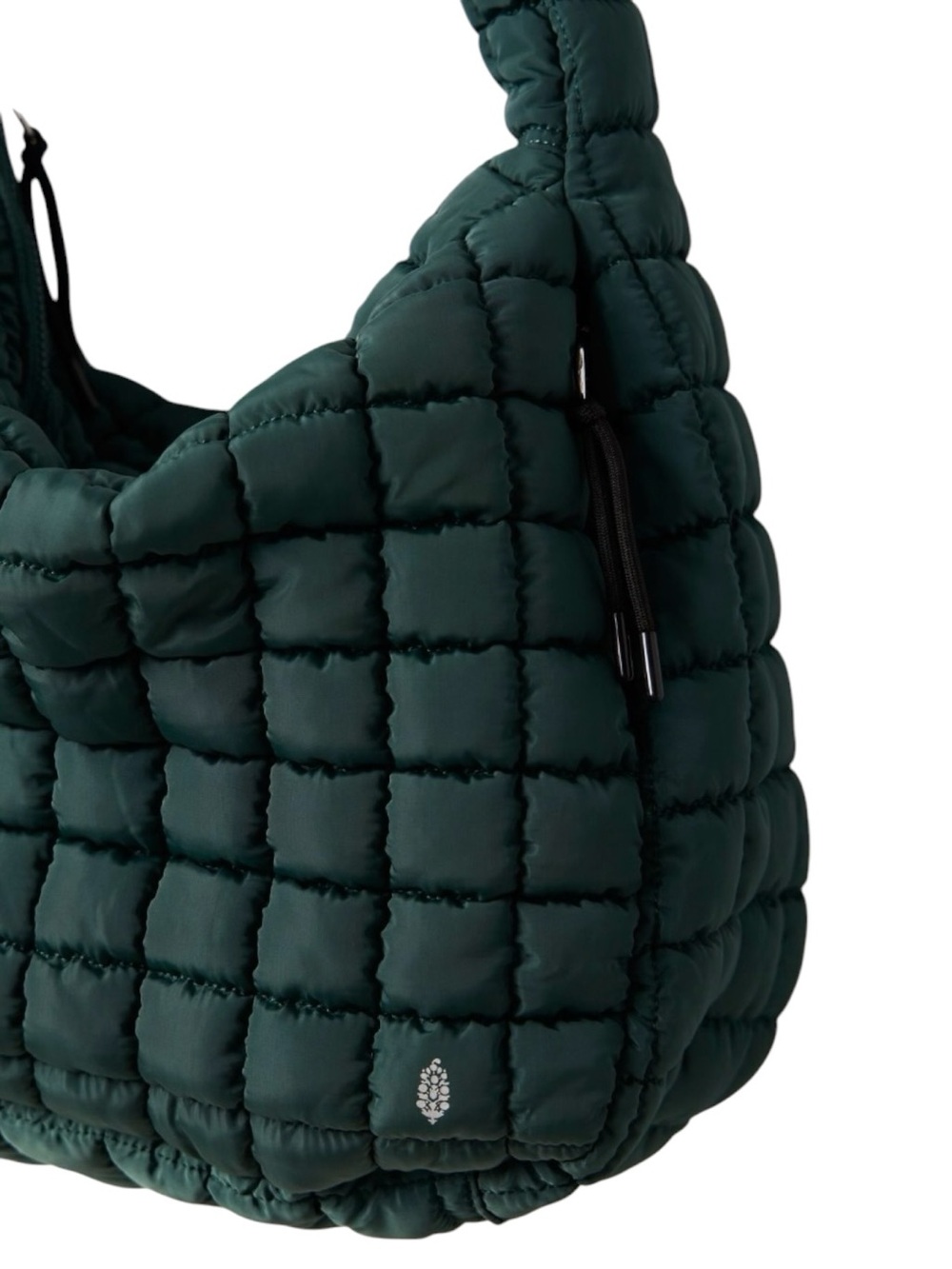 Free People Quilted Carryall Bag Evergreen NWT - Picture 2 of 3